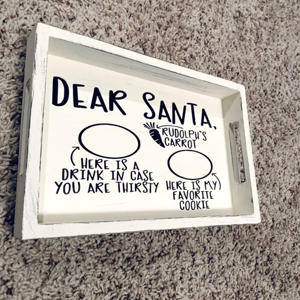 Santa Cookies and Milk Tray